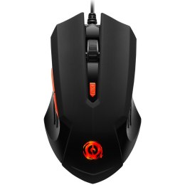 CANYON Mysz gamingowa Star Raider GM-1 RGB 6 Przyc. Przew. Czarna