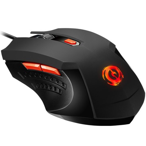 CANYON Mysz gamingowa Star Raider GM-1 RGB 6 Przyc. Przew. Czarna