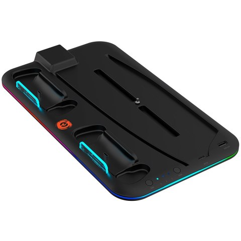 CANYON Podstawka CS-5 RGB PS5 Ładowanie + Chłodzenie Czarna