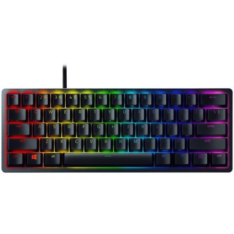 RAZER Klawiatura Gamingowa Przewodowa Huntsman Mini Clicky Optical, Czarna, układ US