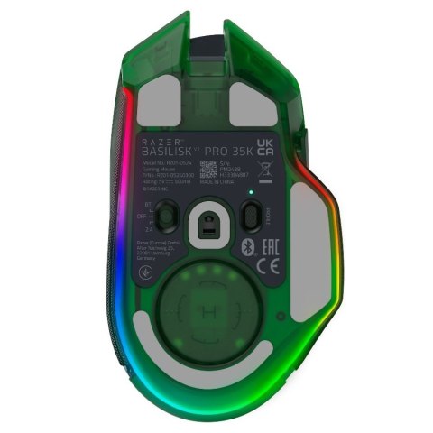 Razer Mysz Gamingowa Basilisk V3 Pro 35K Phantom Green, Bezprzewodowa