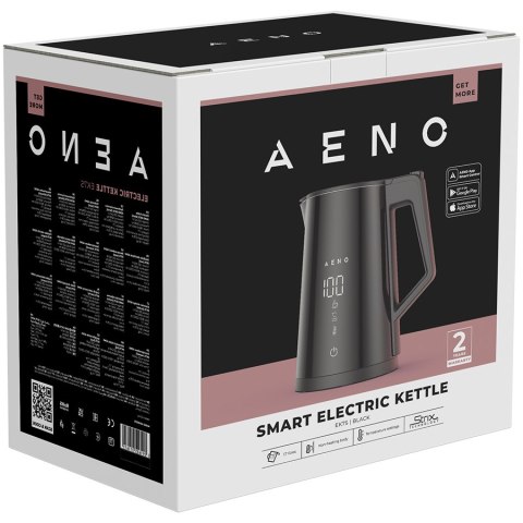 AENO EK7S Czajnik Smart Wi-Fi 1,7L regulacja temperatury Strix czarny