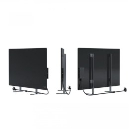 AENO GH4S Grzejnik szklany Smart 700W app+panel LED czarny wtyczka EU
