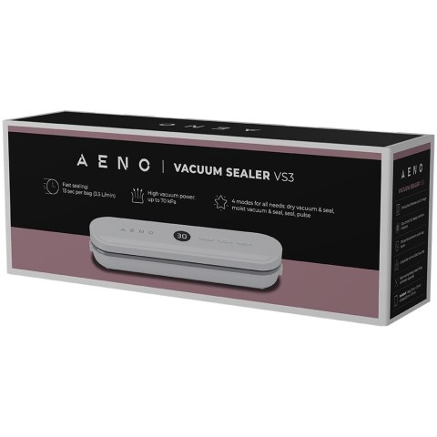 AENO VS3 Zgrzewarka próżniowa z wyświetlaczem LED 80W 65kPa biała
