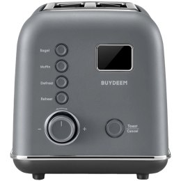 BUYDEEM Automatyczny Metalowy Toster na 2 kromki, DT730E, Ink Grey, EU