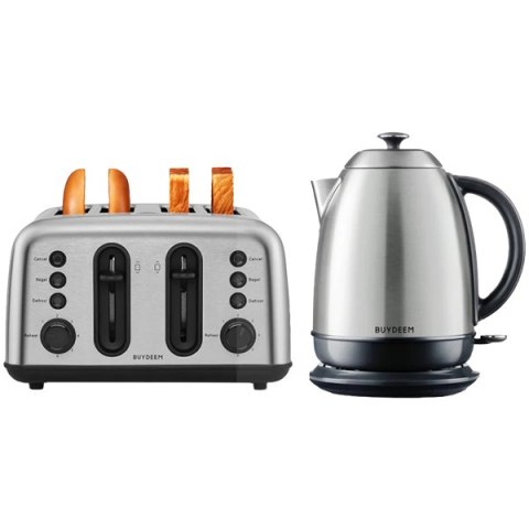 BUYDEEM Czajnik Elektryczny, K640, Stainless Steel, EU