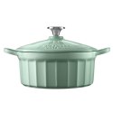 BUYDEEM Emaliowane naczynie żeliwne 2,9L, CP521, Cozy Greenish