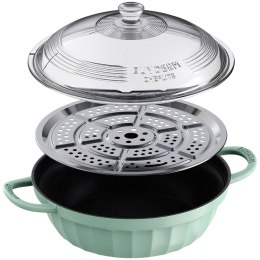 BUYDEEM Naczynie z pokrywą 3,8L CP181 Cozy Greenish