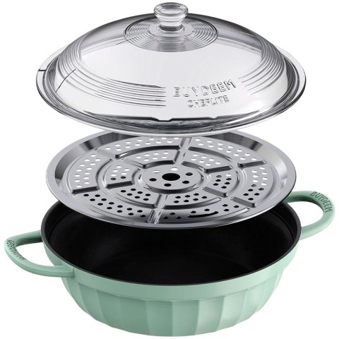 BUYDEEM Naczynie z pokrywą 3,8L CP181 Cozy Greenish