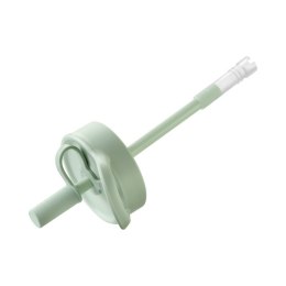 BUYDEEM Szklana butelka ze słomką 550ml, DG425, Cozy Greenish