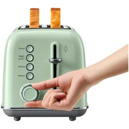 BUYDEEM Toster na 2 kromki, DT620E, Cozy Greenish, EU