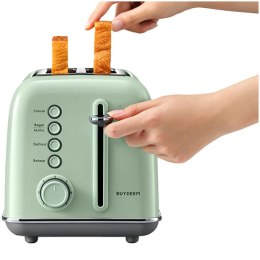 BUYDEEM Toster na 2 kromki, DT620E, Cozy Greenish, EU