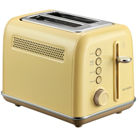 BUYDEEM Toster na 2 kromki, DT620E, Mellow Yellow, EU