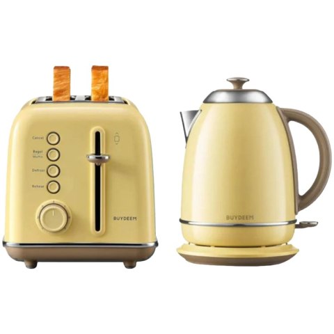 BUYDEEM Toster na 2 kromki, DT620E, Mellow Yellow, EU