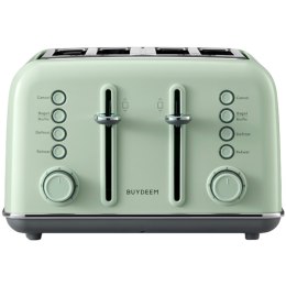 BUYDEEM Toster na 4 kromki, DT640E, Cozy Greenish, EU