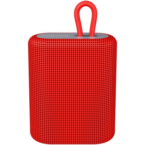 CANYON Głośnik Bluetooth BSP-4 5W Radio FM Czerwony
