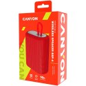 CANYON Głośnik Bluetooth BSP-4 5W Radio FM Czerwony