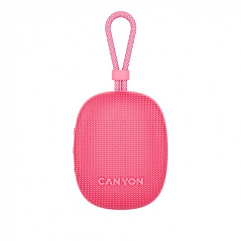 CANYON Głośnik Bluetooth OnMove 12 IPX7 TWS 5W Różowy