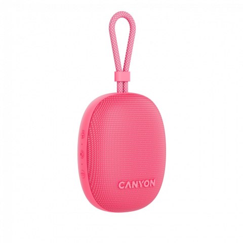 CANYON Głośnik Bluetooth OnMove 12 IPX7 TWS 5W Różowy