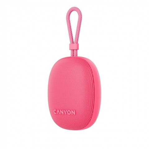 CANYON Głośnik Bluetooth OnMove 12 IPX7 TWS 5W Różowy