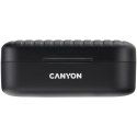CANYON Słuchawki dokanałowe TWS-1 Czarne
