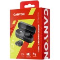 CANYON Słuchawki dokanałowe TWS-1 Czarne