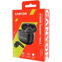 CANYON Słuchawki dokanałowe TWS-5 Etui Czarne