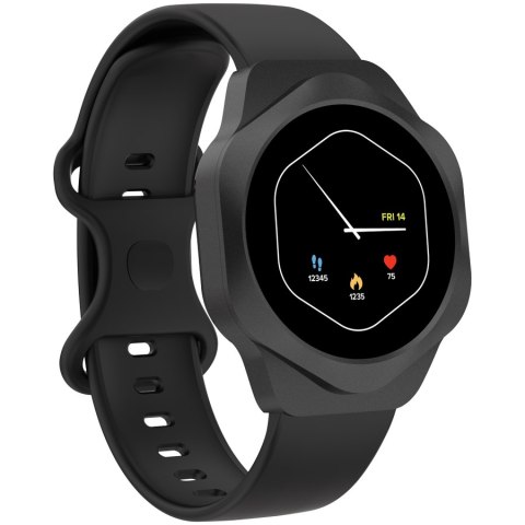 CANYON Smartwatch Hexagon 88 Rozmowy Bluetooth Czarny
