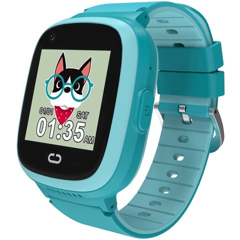 CANYON Smartwatch Sunny KW-48 4G GPS Gry Muzyka Niebieski