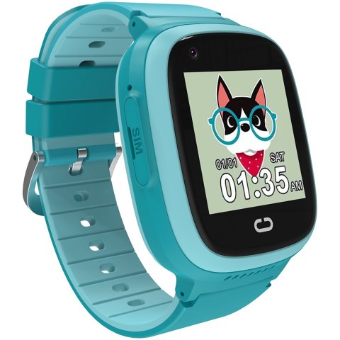 CANYON Smartwatch Sunny KW-48 4G GPS Gry Muzyka Niebieski