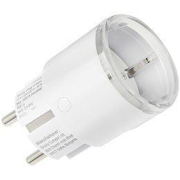 SHELLY Plug S Gen3 White Inteligentne gniazdko wewnętrzne białe