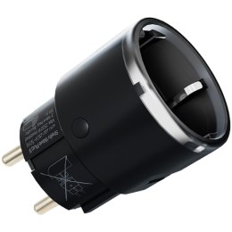 SHELLY Wave Plug S Black LR inteligentne gniazdko czarne