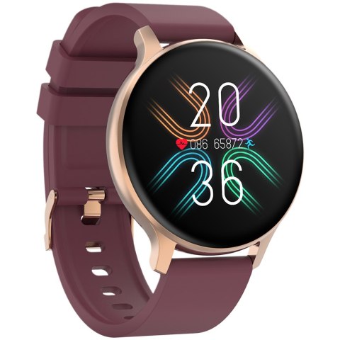 CANYON Smartwatch Badian SW68 Różowe złoto