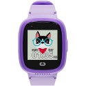 CANYON Smartwatch Sunny KW-48 4G GPS Gry Muzyka Fioletowy