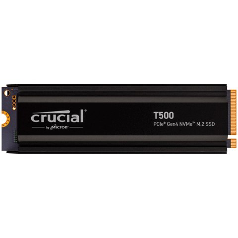 CRUCIAL T500 1000GB [1TB] NVMe PCIe Gen.4 M.2 2280 Radiator