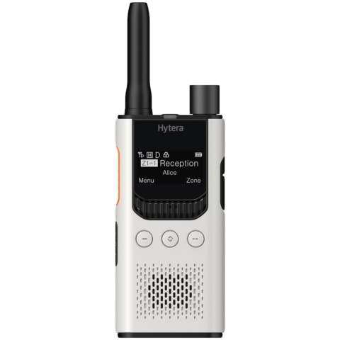 HYTERA Radio DMR+analog HYT-S35, PMR446 446 MHz, 2200 mAh, Pearl white