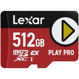 LEXAR PLAY PRO 512GB microSD Express 900MB/s EX C10 U3