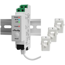 SHELLY Pro 3EM 120A 3-fazowy Moduł do pomiaru energii elektrycznej