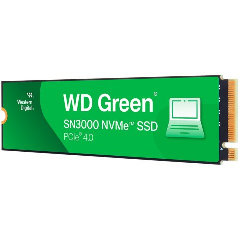 WD SSD Green SN3000 NVMe (M.2 2280, 500GB, PCIe Gen4x4) BULK PACK (216 UNITS)