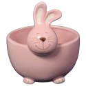 Ceramiczny Pojemnik na Słodycze w Kształcie Zajączka Wielkanocnego 13 cm