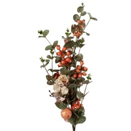 Gałązka świąteczna bogato zdobiona z brokatem 80 cm ŁOSOSIOWA