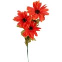 GAŁĄZKA MARGARETEK W JESIENNYCH ODCIENIACH 60 CM