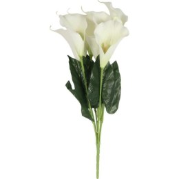 Bukiet 7 CALLI GUMOWANYCH 62 cm KOLOR BAŁY