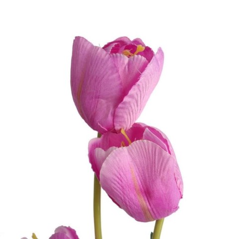 Gałązka 3 TULIPANÓW 80 CM FIOLETOWA