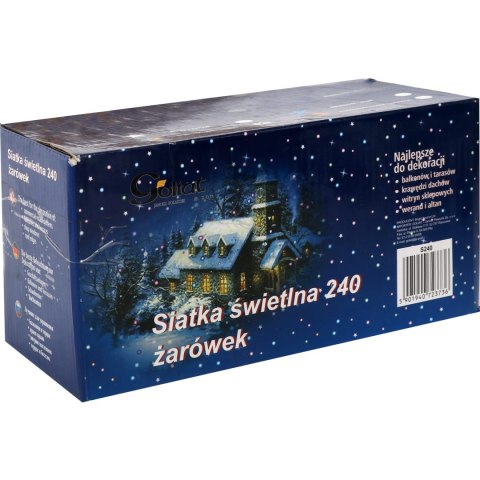 Siatka ŚWIETLNA 240 LAMPEK Lampki Choinkowe multikolor