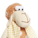 BARANEK OZDOBA Z MATERIAŁU OWIECZKA FOLKLOR WIELKANOC BRĄZOWY 30 CM