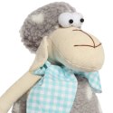 BARANEK OZDOBA Z MATERIAŁU OWIECZKA FOLKLOR WIELKANOC NIEBIESKI 30 CM