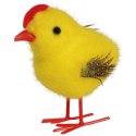 KURCZAK 8CM KURCZACZEK WIELKANOCNY ŻÓŁTO BRĄZOWY KACZUSZKA KURKA