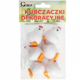 KURCZAKI wielkanocne do dekoracji kurczaczki 6 szt na STROIK