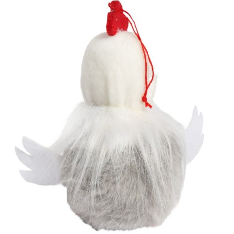 Kurka pluszowa zawieszka Ozdoba Wielkanocna Figurka 11 cm szara